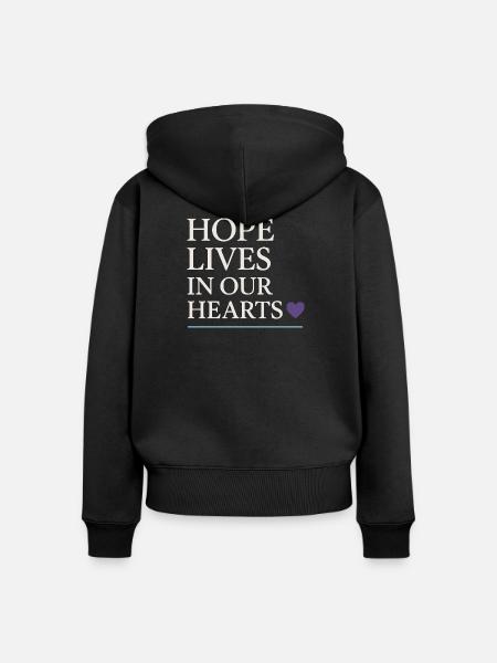 Suicide Loss Remembrance Walk Suicide - Frauen Premium Bio Zip Hoodie - Schwarz