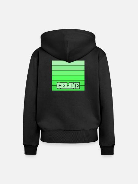 Ma als Tochter - Frauen Premium Bio Zip Hoodie - Schwarz