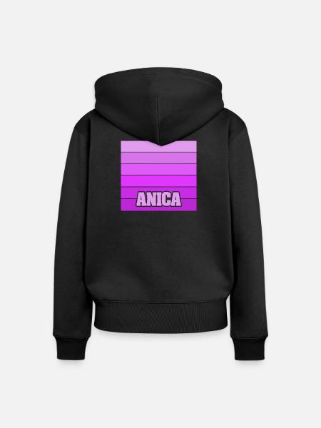 Geschenk für Entwurf - Frauen Premium Bio Zip Hoodie - Schwarz