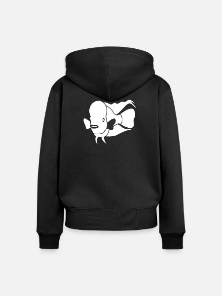 Aquaristik Aquarium - Frauen Premium Bio Zip Hoodie - Schwarz