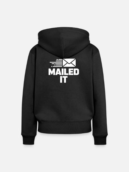 Postbote als Geschenk für Postboten - Frauen Premium Bio Zip Hoodie - Schwarz
