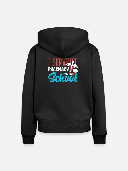 Apotheker Pharmazeutisch-technischer - Frauen Premium Bio Zip Hoodie - Schwarz