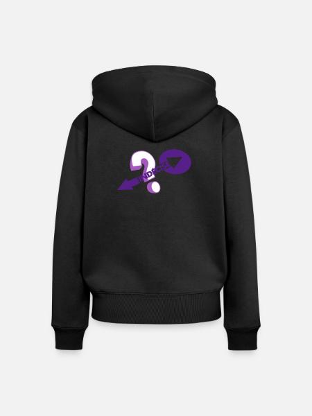Unentschieden - Frauen Premium Bio Zip Hoodie - Schwarz