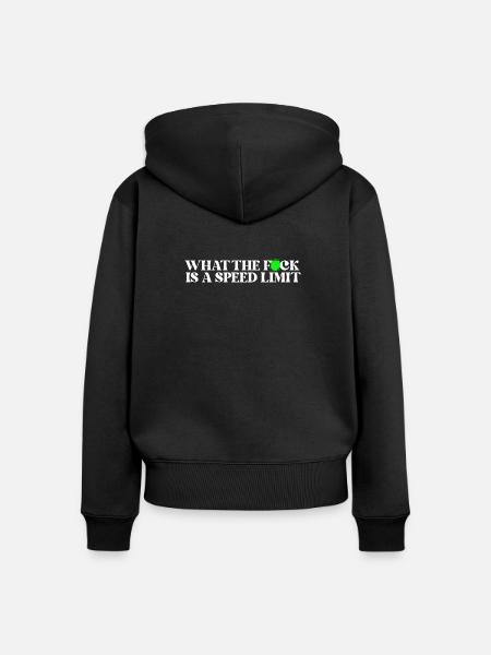 Auto - Frauen Premium Bio Zip Hoodie - Schwarz