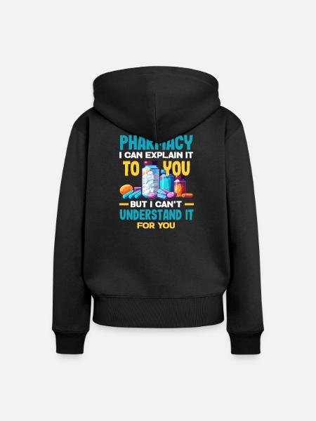 Apotheker Pharmazeutisch-technischer - Frauen Premium Bio Zip Hoodie - Schwarz