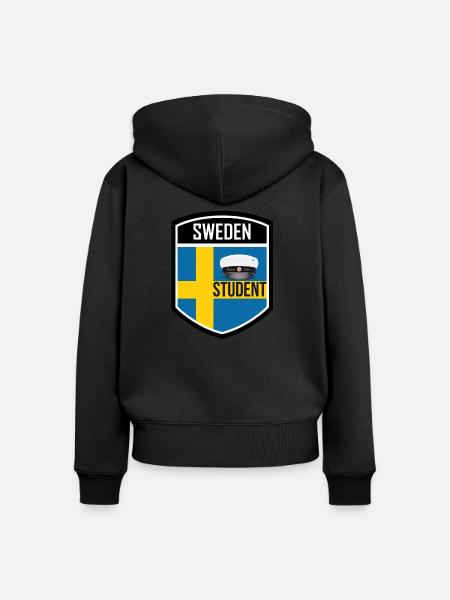 Abschlussfeier 2024 Abiturfeier - Frauen Premium Bio Zip Hoodie - Schwarz