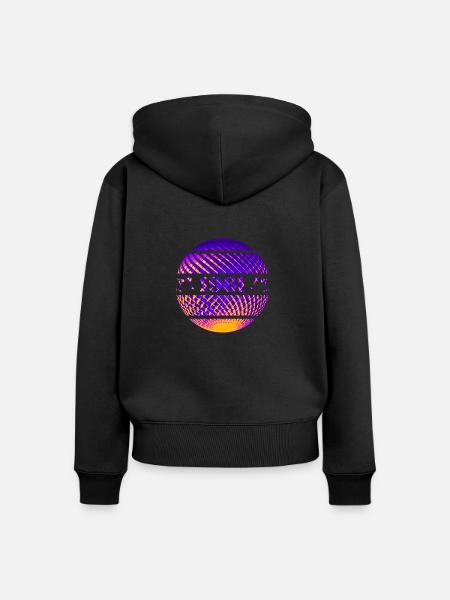 1961 - Frauen Premium Bio Zip Hoodie - Schwarz