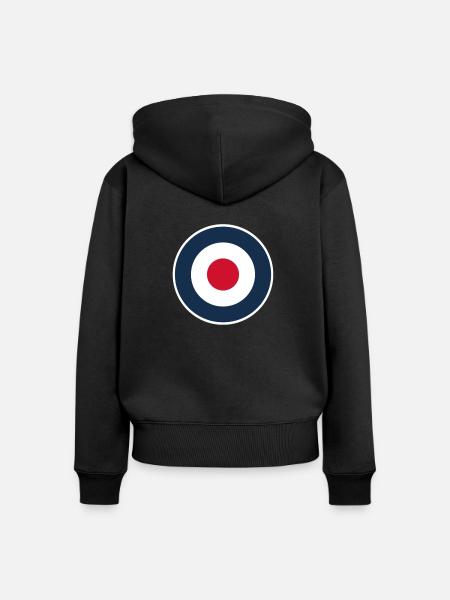 We are Mods - Frauen Premium Bio Zip Hoodie - Schwarz