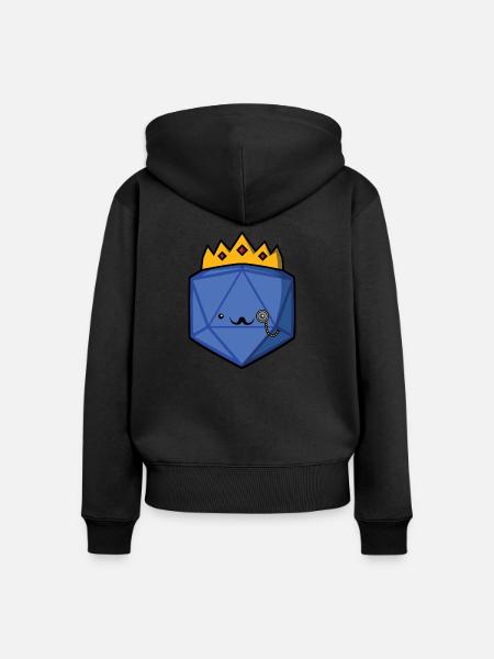 Dice King - Frauen Premium Bio Zip Hoodie - Schwarz