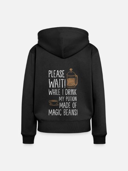 Potion Gesundheit Apotheke - Frauen Premium Bio Zip Hoodie - Schwarz