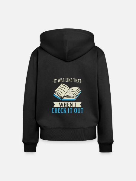 It Was Like That - Frauen Premium Bio Zip Hoodie - Schwarz