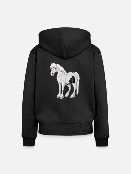 Trinker - Frauen Premium Bio Zip Hoodie - Schwarz