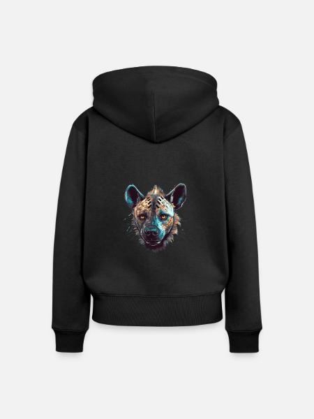 Bad Hyena - Frauen Premium Bio Zip Hoodie - Schwarz