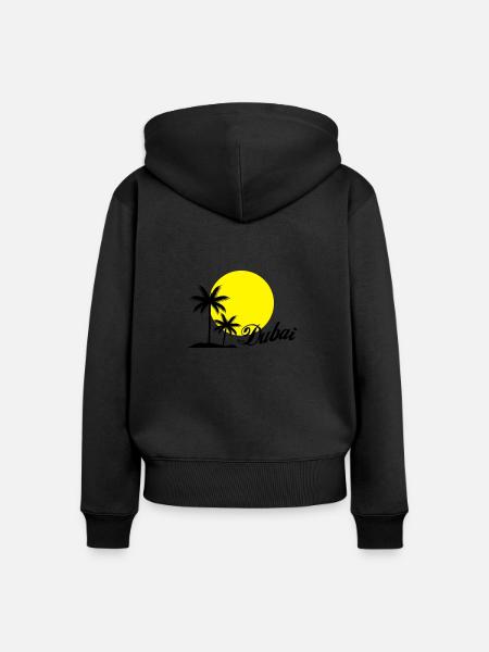 dubai - Frauen Premium Bio Zip Hoodie - 