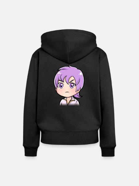 Amber - Ernst - Frauen Premium Bio Zip Hoodie - Schwarz