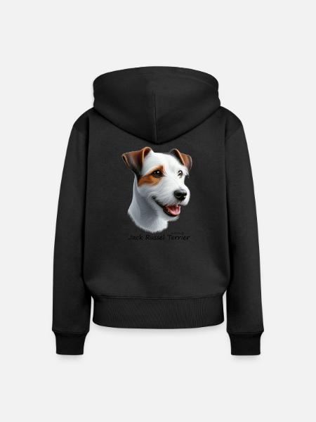 FFF - Frauen Premium Bio Zip Hoodie - Schwarz