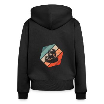 Scuba Diver Scuba Diver Scuba Diving - Women's Premium Organic Zip Hoodie - black - Back - Julia (174cm)