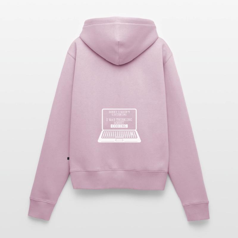 Coding Computer Engineer Witzig Programmer Women's Premium Organic Zip Hoodie