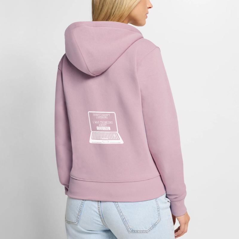 Coding Computer Engineer Witzig Programmer Women's Premium Organic Zip Hoodie