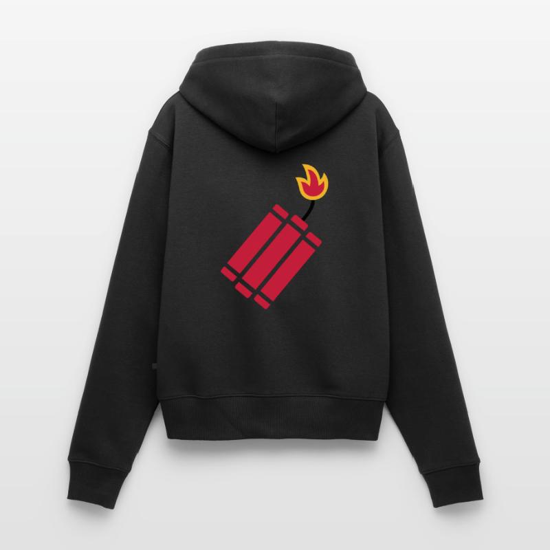 Dynamit Bombe Frauen Premium Bio Zip Hoodie
