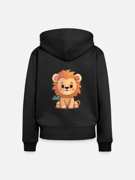 Save the wildlife !! - Frauen Premium Bio Zip Hoodie - Schwarz