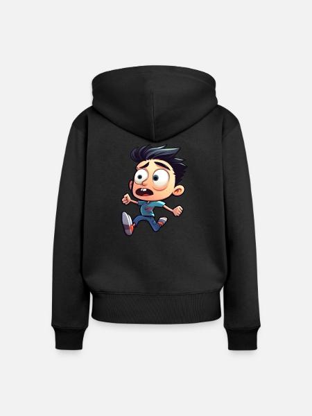 Phantastische Figuren - Frauen Premium Bio Zip Hoodie - Schwarz