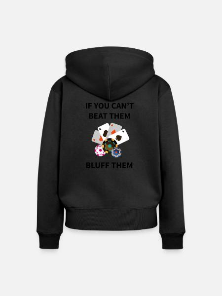 boardgame chess backgammon game night - Frauen Premium Bio Zip Hoodie - Schwarz
