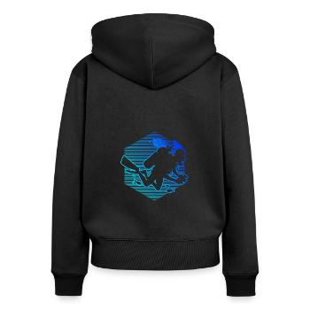 Scuba Diver Scuba Diving Scuba Diver - Women's Premium Organic Zip Hoodie - black - Back - Julia (174cm)
