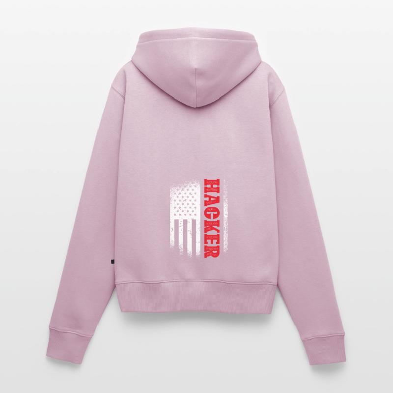Lustige Programmierer Computer Geek Code Spaß Lieb Frauen Premium Bio Zip Hoodie