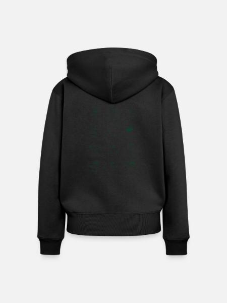 The TEA-Shirt Vol. I - Frauen Premium Bio Zip Hoodie - Schwarz