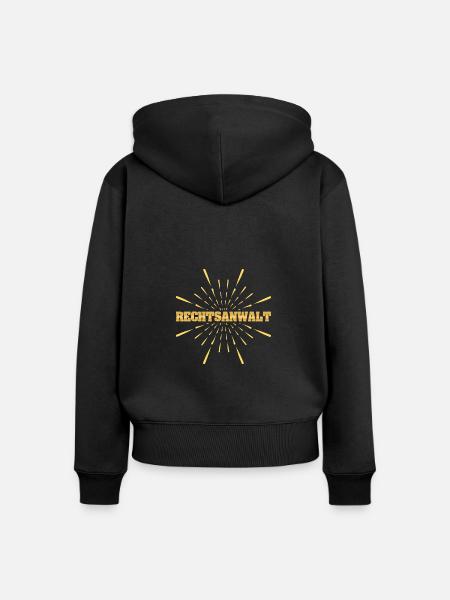 Rechtsanwalt - Frauen Premium Bio Zip Hoodie - Schwarz
