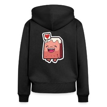 Sweet Corned Beef (manga, anime, cartoon) - Women's Premium Organic Zip Hoodie - black - Back - Julia (174cm)