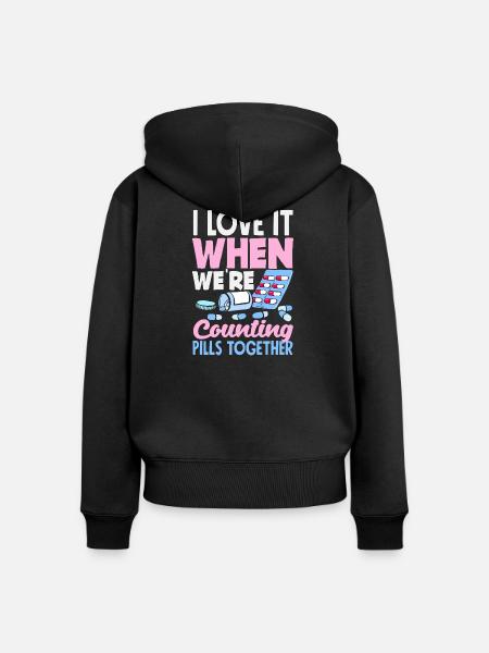 Apotheker Pharmazeutisch-technischer - Frauen Premium Bio Zip Hoodie - Schwarz