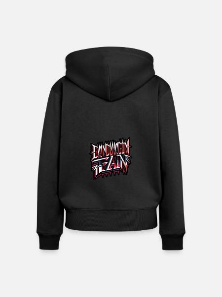Bandwagon Fan 15 - Frauen Premium Bio Zip Hoodie - Schwarz