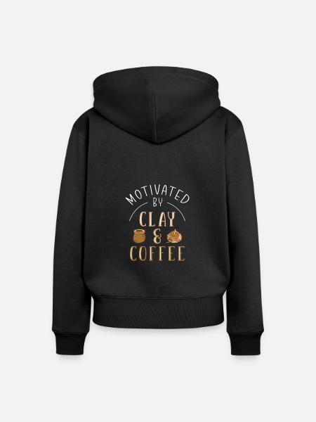 Töpfern Töpfer Keramik - Frauen Premium Bio Zip Hoodie - Schwarz
