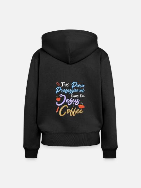 Paraprofessional - Frauen Premium Bio Zip Hoodie - Schwarz
