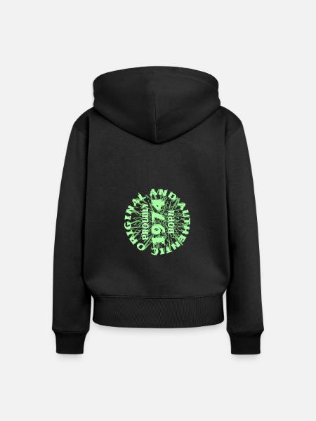 Hobby 1974 - Frauen Premium Bio Zip Hoodie - Schwarz