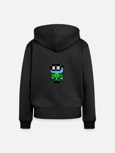 Weird - Frauen Premium Bio Zip Hoodie - Schwarz