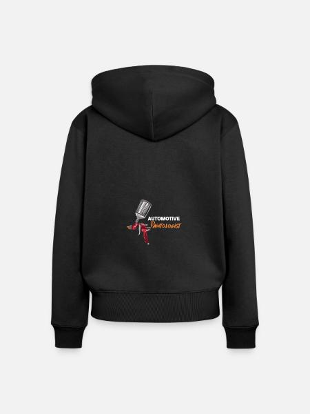 Automotive Paintologist - Frauen Premium Bio Zip Hoodie - Schwarz