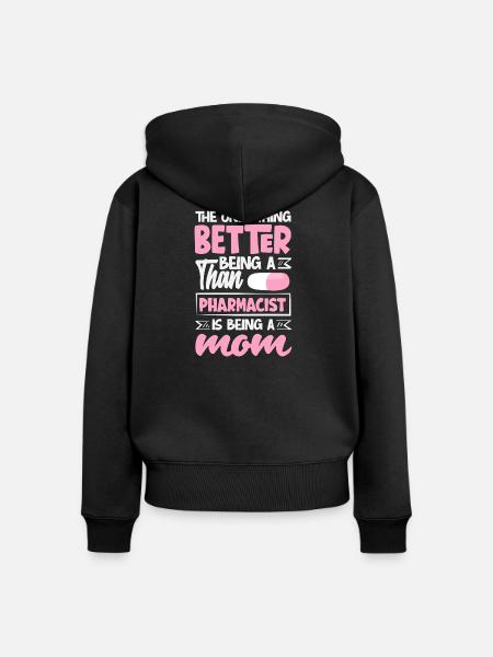 Apotheker Pharmazeutisch-technischer - Frauen Premium Bio Zip Hoodie - Schwarz