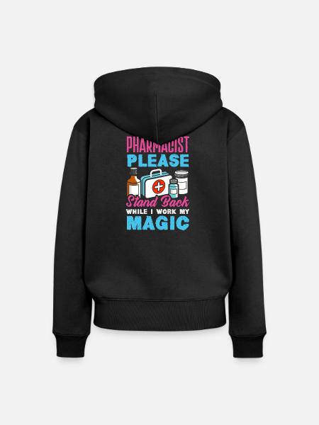 Apotheker Pharmazeutisch-technischer - Frauen Premium Bio Zip Hoodie - Schwarz