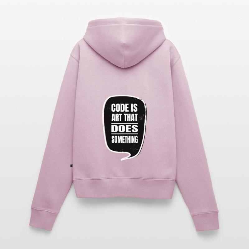 informatics c sharp programming fun jokes gift Women's Premium Organic Zip Hoodie
