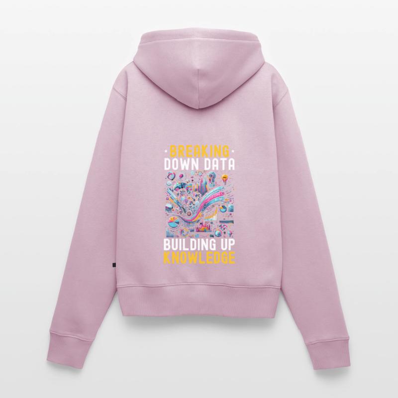 Data Science Datenanalyse Machine Learning Daten Frauen Premium Bio Zip Hoodie