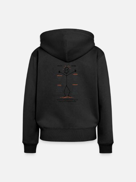 Das ist Samuel Musikuniversum - Frauen Premium Bio Zip Hoodie - Schwarz