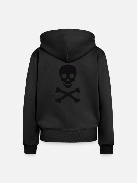 Gift - Frauen Premium Bio Zip Hoodie - Schwarz
