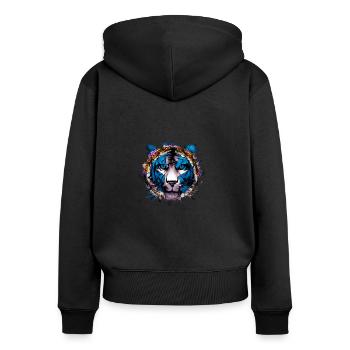 Northern Mariana Islands - Women's Premium Organic Zip Hoodie - black - Back - Julia (174cm)