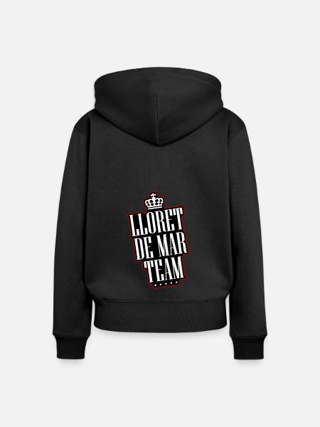 Lloret De Mar Team - Frauen Premium Bio Zip Hoodie - Schwarz