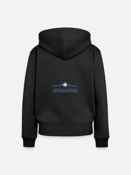 Argentinien - Frauen Premium Bio Zip Hoodie - Schwarz