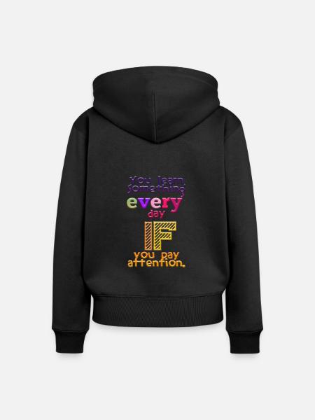Abschlussfeier 2024 Abiturfeier - Frauen Premium Bio Zip Hoodie - Schwarz