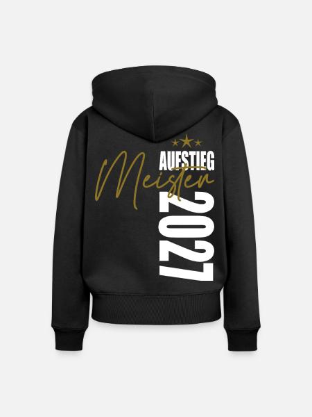 Meister 2027 - Frauen Premium Bio Zip Hoodie - Schwarz